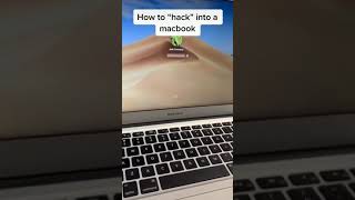 How to hack Into a MacBookAir 😱 If you forgot your password Shorts MacBookAir hacks [upl. by Alegre]