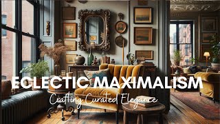 Eclectic Maximalism Interior Design Crafting Curated Elegance [upl. by Almira95]