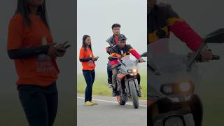 Aayi Khebdi Mujhse Panga Lene Waali 😂😂  Sumon Stunts  Ktm shorts ktm [upl. by Feeley]