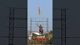 Chhatrapati Shivaji Maharaj Sculpture Satara Pune Road shorts chhatrapatishivajimaharaj viral [upl. by Raynard]