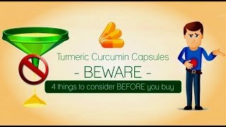 Turmeric Curcumin BEWARE4 things to consider before buying [upl. by Hsur]