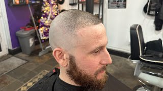 SOUTHSIDE SKIN FADE DETAILED TUTORIAL FRESH FADE COMES TO THE UK WITH LINED PARTING [upl. by Costanzia]