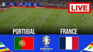 🔴 LIVE  Portugal vs France  UEFA Euro 2024  Live Match Today  Full Match Streaming [upl. by Romonda]