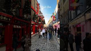 Temple Bar Street😍 Dublin Ireland 🇮🇪 ytshorts shortsfeed ireland dublin yt youtubeshorts [upl. by Yerggoeg]