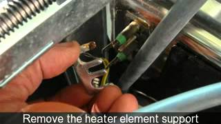 How to change a heater element on a dishwasher Ariston Creda Hotpoint Indesit Philco [upl. by Lucie659]