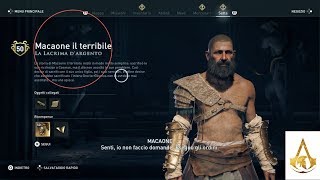 Dove trovare Macaone il Terribile Membro Setta di Cosmos  Ostracon Assassins Creed Odyssey [upl. by Enael]