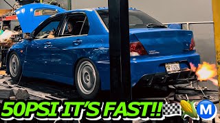 Dyno tuning my built 6466 Evo 8The finale [upl. by Calandria]