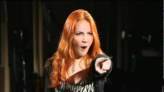 Epica ensayando  Simone Simons haciendo caras al final [upl. by Toffey]