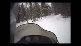 snowmobilingLaurentiansQuebec [upl. by Nnylharas]