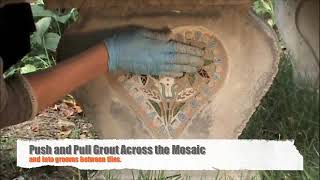 Creating a Vertical Mount Mosaic for Your Garden Using NO Days Mosaic Mesh [upl. by Lalise]