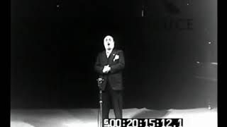 Beniamino Gigli signore del Bel Canto interpreta Rondine al nido  Teatro Quirino Roma 1943 [upl. by Dun701]