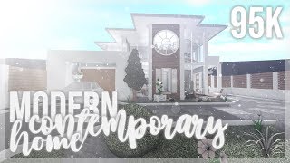 Bloxburg  Modern Contemporary Home [upl. by Larrie]