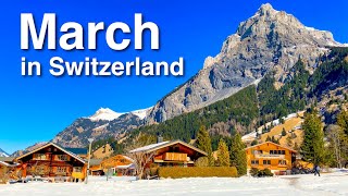 March in Switzerland  Weather Activities Events [upl. by Lib333]