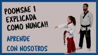 POOMSAE 1 Taekwondo IL JANG paso a paso de manera FÁCIL✔️🥋 [upl. by Froemming]