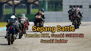 GSXR150  Sepang Track Battle and I got my new Best Time [upl. by Rubliw]