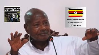 quotYou are Playing with FIRE quot Ugandas President MUSEVENI Warns ANTICORRUPTION PROTEST PLANNERS [upl. by Yasnyl]