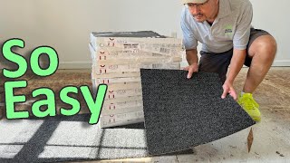 New Flooring Made Easy with Carpet Tiles Installation Guide [upl. by Larina]