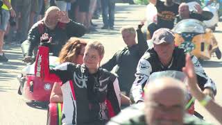 Oldtimer GP Schwanenstadt 2023  Die Fahrerparade [upl. by Dibbrun]