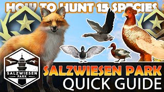 Salzwiesen Park QUICK GUIDE How to Hunt ALL 15 Species  Call of the Wild [upl. by Lativa]