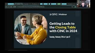 Getting Leads to the Closing Table with CINC in 2024 [upl. by Dielle]