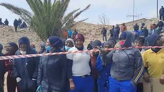 Novanam Workers Strike August 2022 Lüderitz [upl. by Oilla810]