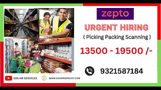 Zepto Jobs in Bengaluru 2024  DIRECT JOINING  1450020000 SALARY  All over Bengaluru [upl. by Rialcnis44]