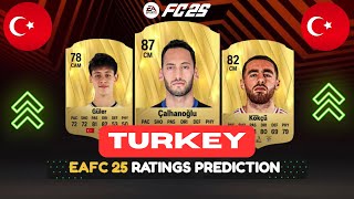 FIFA 25  TURKEY UPGRADES amp DOWNGRADES PLAYER RATINGS EA FC 25 [upl. by Kered]