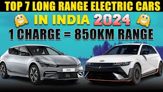 Top 7 Long Range Electric Cars in India 2024  Electric Cars  EV HINDI [upl. by Ymor]