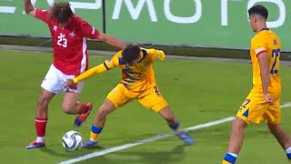 Malta vs Andorra 00 Gabriel Mentz Red Card and Extended Highlights UEFA Nations League [upl. by Aneehsyt482]