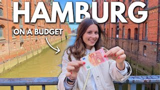 Germanys Most Beautiful City Hamburg 10€ Sightseeing Challenge [upl. by Ginelle]