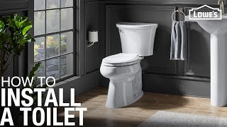 How to Replace and Install a Toilet [upl. by Ainezey343]