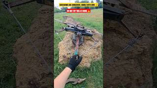 Firing the Ballista diy crossbow [upl. by Ainel780]