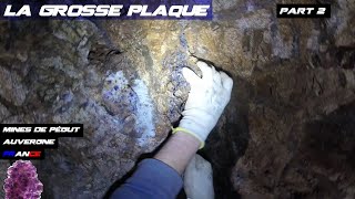 ⚒ LA GROSSE PLAQUE DAMÉTHYSTE  🎬Part2  Extraction Améthyste FRANCE [upl. by Ateinotna]