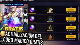 ESTAS son LAS NUEVAS SKIN GRATIS de LA ACTUALIZACION CUBO MAGICO GRATIS en FF LATAM 😳actualizacion [upl. by Alvera]