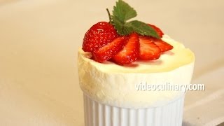 Frozen Souffle Dessert Recipe  Grand Marnier Soufflé Glacé [upl. by Elna]