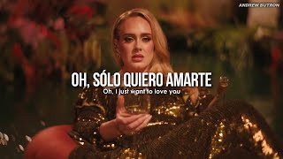 Adele  I Drink Wine Español  Lyrics Video Oficial [upl. by Nevart609]