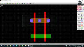 Design of CMOS NAND gate using the Microwing [upl. by Garald943]