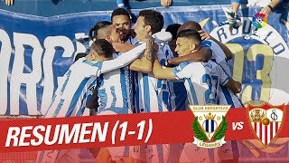 Resumen de CD Leganés vs Sevilla FC 11 [upl. by Whatley]