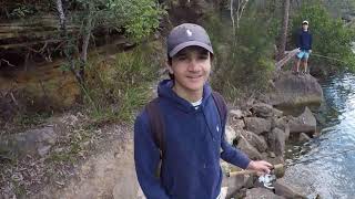 Day trip with the boys  BIG Flathead in Narrabeen Lagoon solo kayak [upl. by Rhyner]