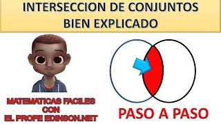 Interseccion de conjuntos para niños de primaria PASO A PASO Y BIEN EXPLICADO [upl. by Sukul]