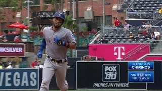 TEXSD Chirinos cracks a tworun homer to left field [upl. by Hak]