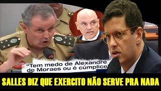 SALLESENFRENTE GENERAL E DIZ QUE EXERCITO ENGANOU POVO 8 JANEIRO [upl. by Haianeb]