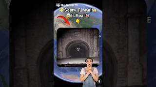 😶‍🌫️😰I Found A Very Scary Japan Tunnel In Google Earth shorts viralvideo map googleearth [upl. by Piderit]