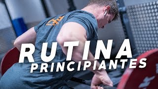 LA MEJOR RUTINA PARA PRINCIPIANTES GYM  PROGRESA desde el PRIMER DÍA [upl. by Rattray]