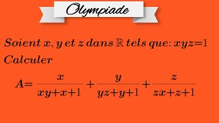 Olympiade maths pour la 3ème année du collège [upl. by Ayaet6]