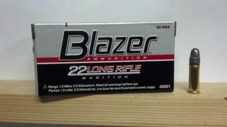 BLAZER 22LR AMMO TESTREVIEW [upl. by Noiek]