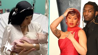 Cardi B Gives Birth To Baby No 3 After Offset Split See The Family Pics [upl. by Bordiuk]