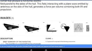 US TR3B Aurora AntiGravity Spacecraft Technology On Google Patents 720p60 [upl. by Mallen104]