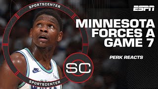 NuggetsTimberwolves Game 6 Reaction Anthony Edwards showed his LEADERSHIP – Perk  SportsCenter [upl. by Okihcim724]