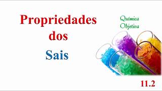 13  Propriedades dos Sais [upl. by Sehguh]